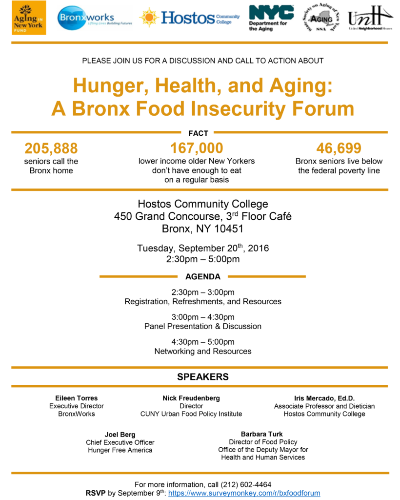 Bronx Food Forum Flyer Final